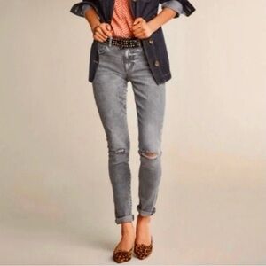 CAbi Jeans Women's Gray High Skinny Distressed LIKE NEW